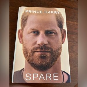 Spare Prince Harry Hardcover Book